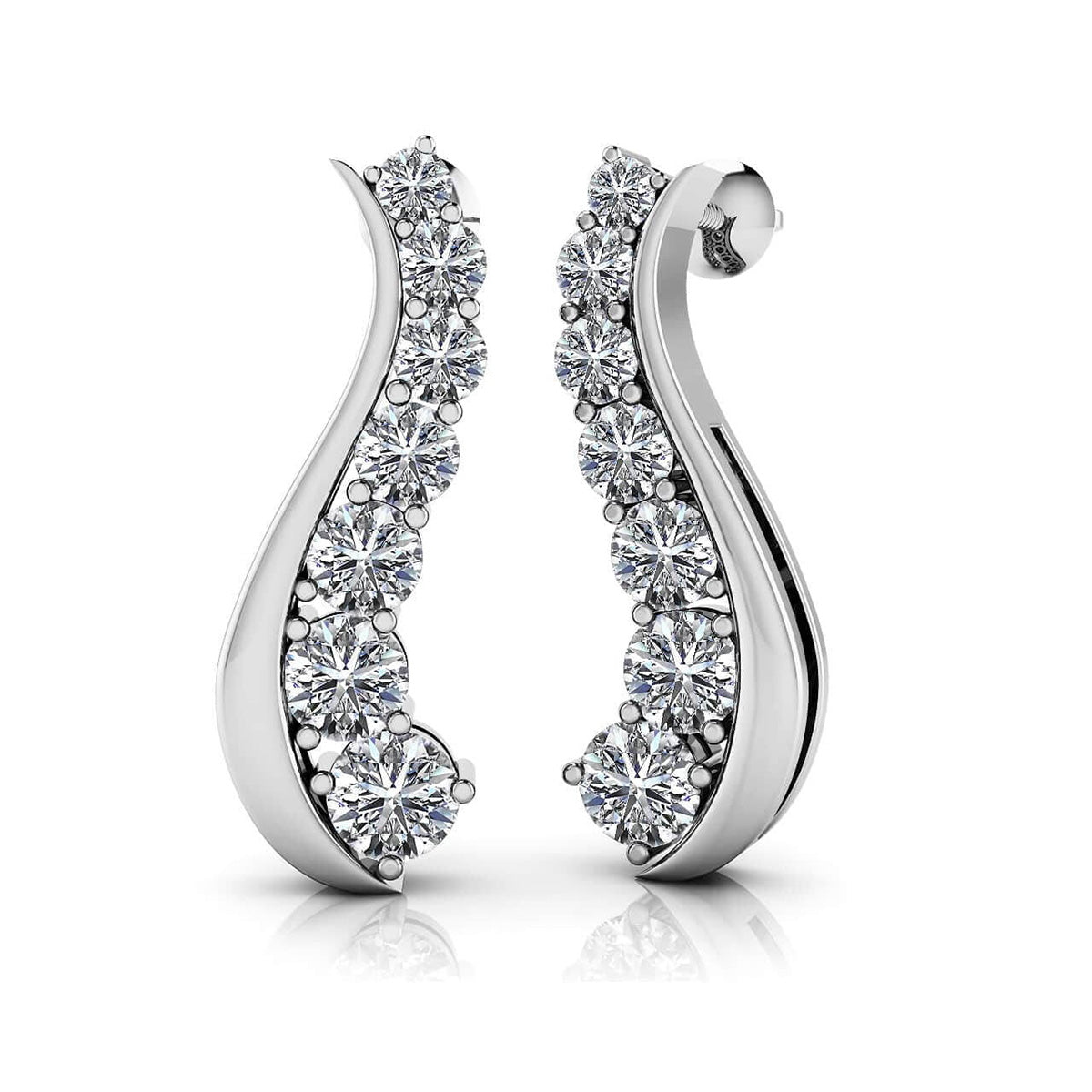 Journey shop diamond earrings