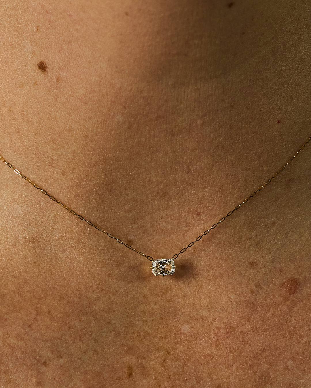 Radiant Diamond Pendant