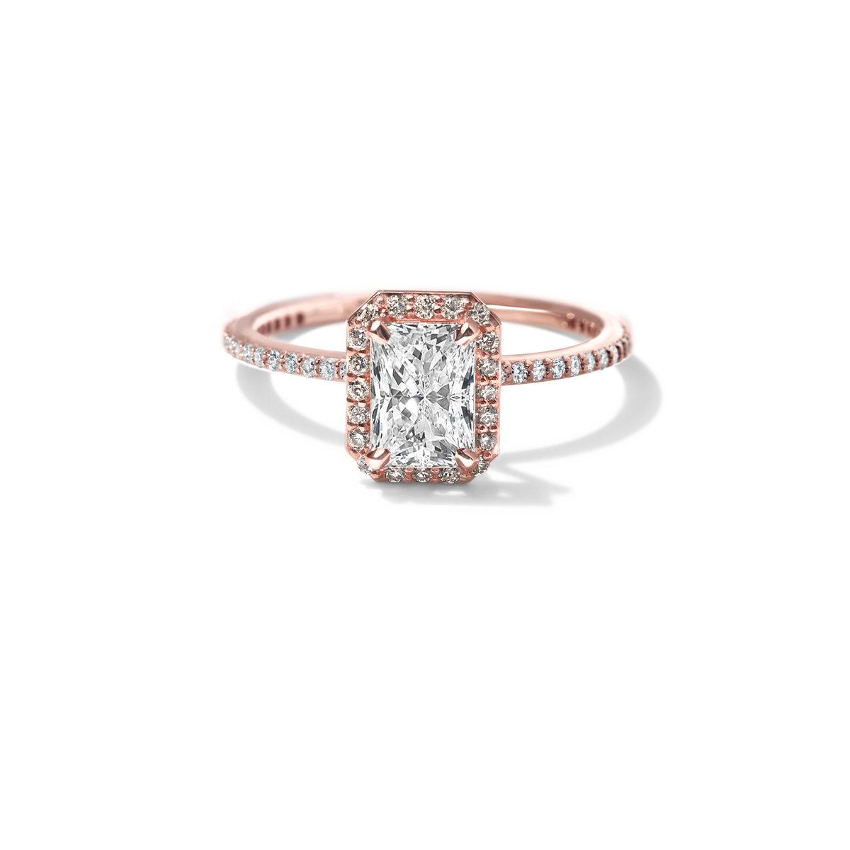 18K Rose Gold Radiant