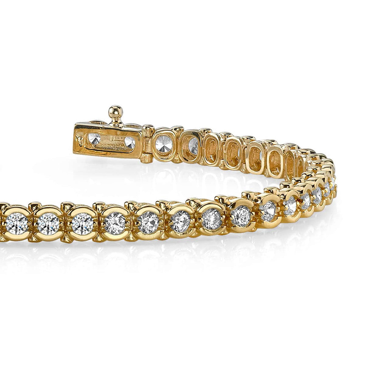 Round Prong Set Tennis Bracelet