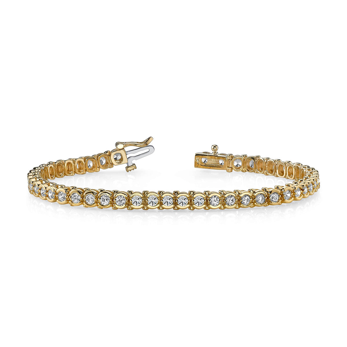 Round Prong Set Tennis Bracelet