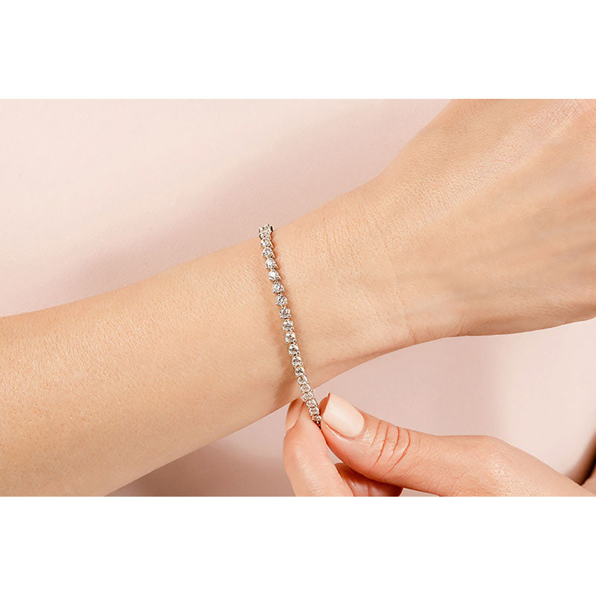 Timeless Three Prong Tennis Bracelet