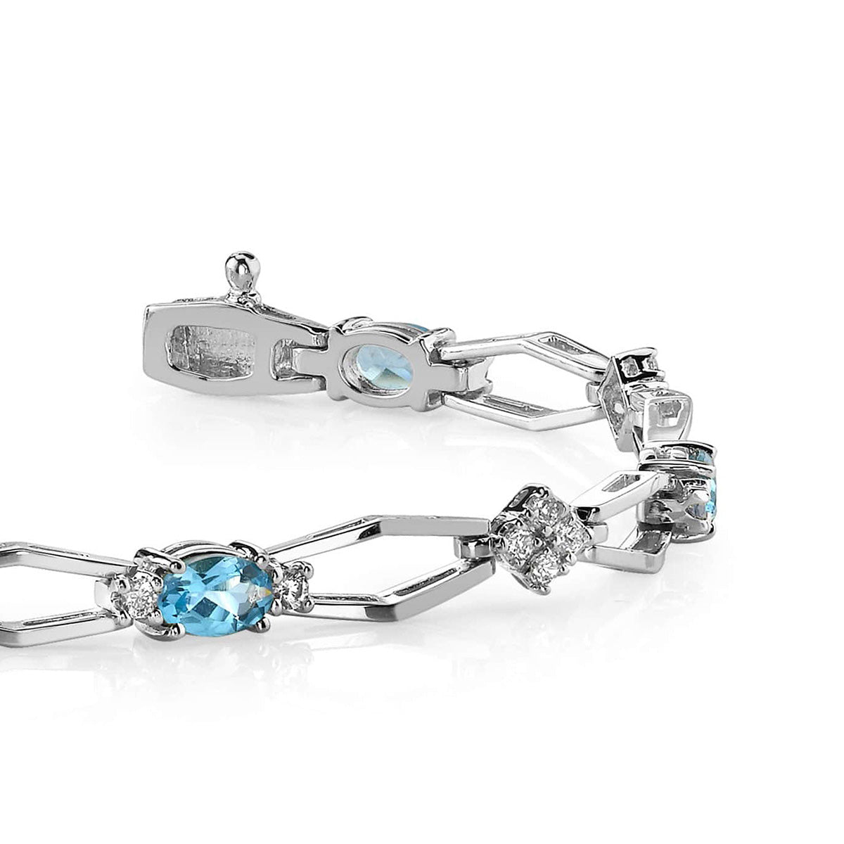 Enchanting Gemstone And Diamond Bracelet