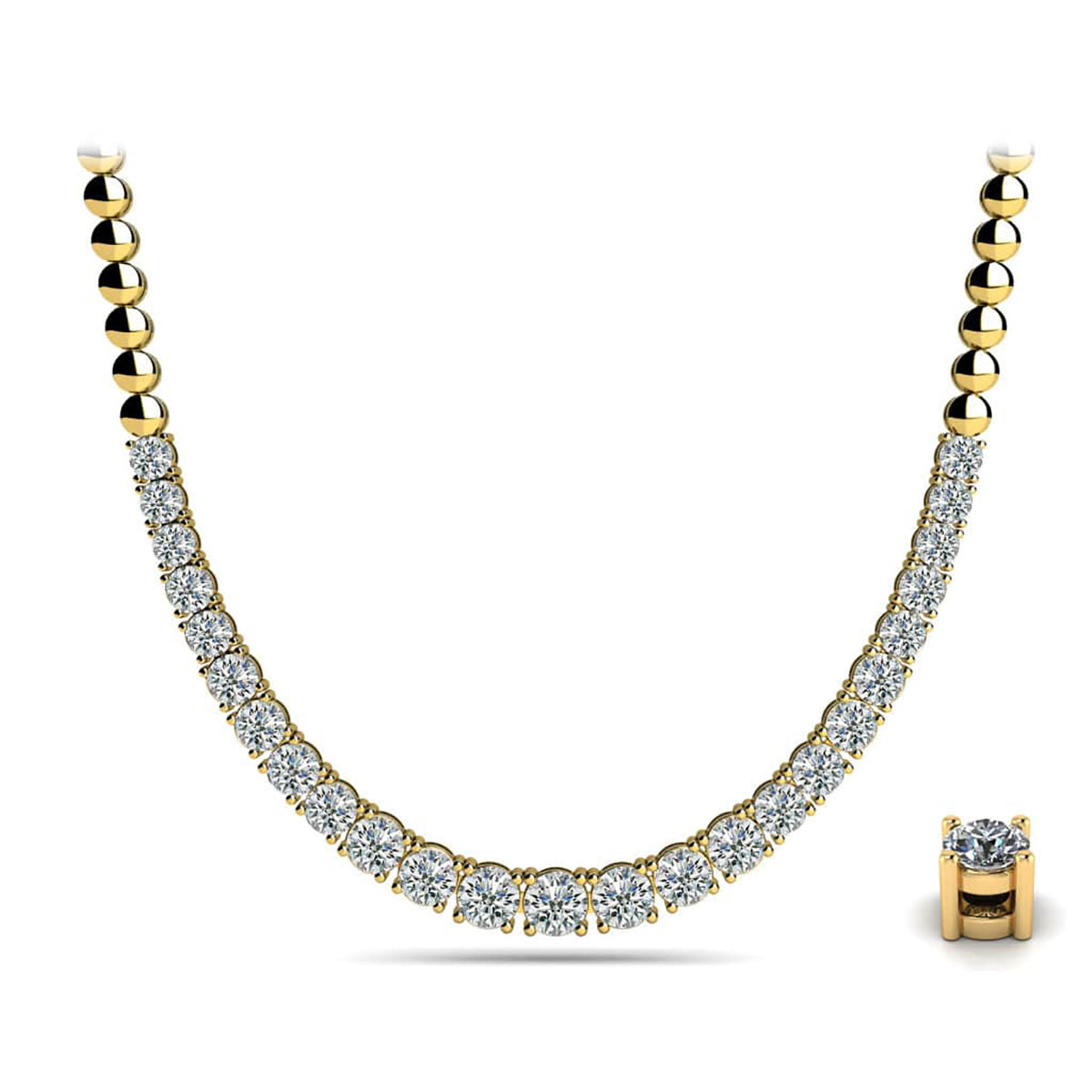 Graduated Diamond Necklace