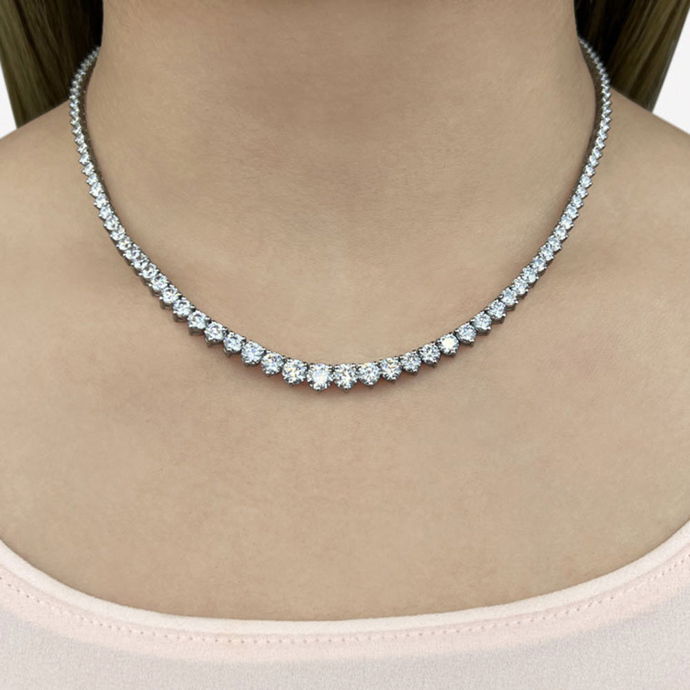 Graduated Red Carpet Diamond Necklace