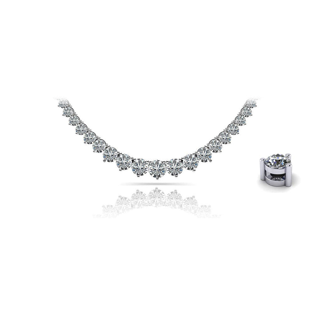 Graduated Red Carpet Diamond Necklace