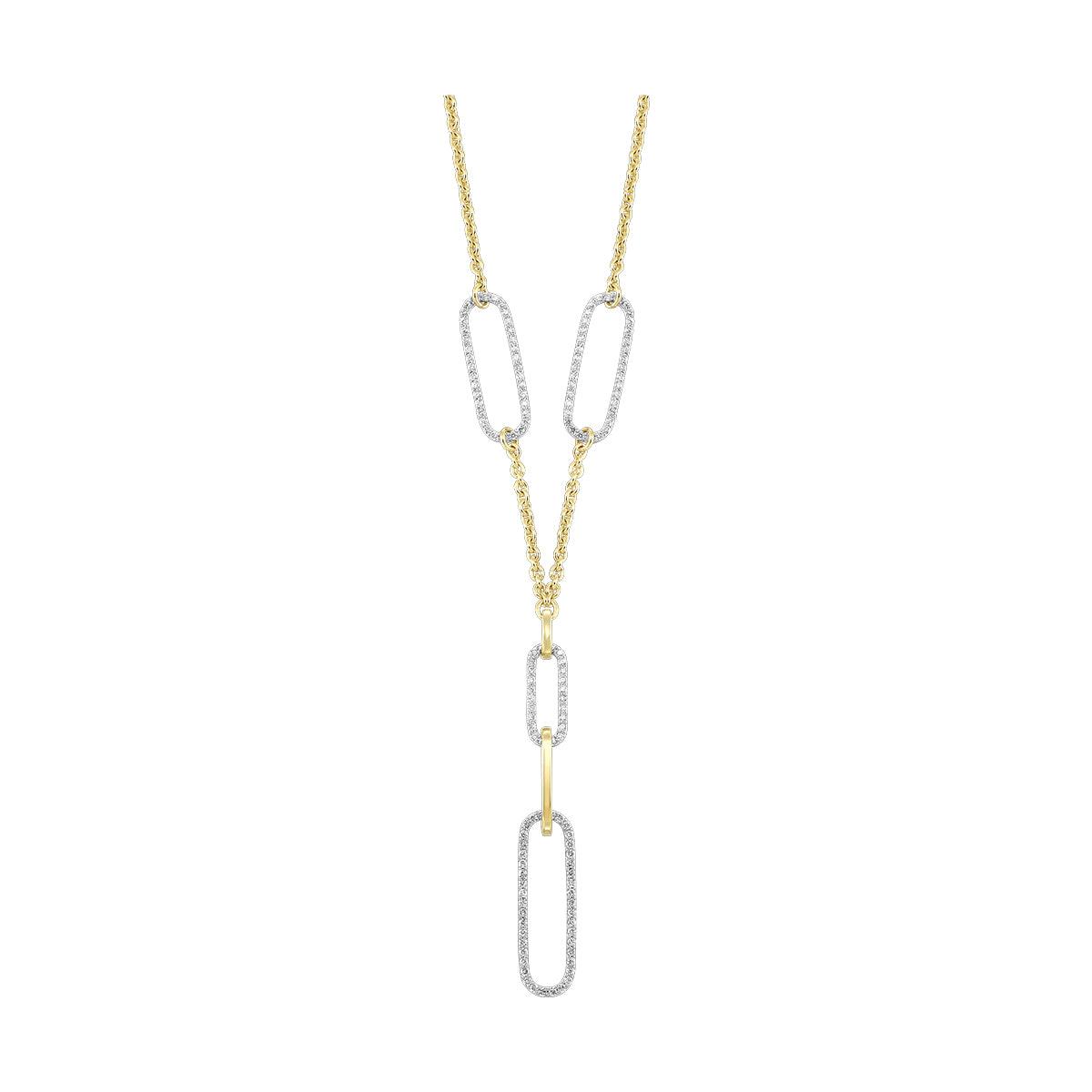 14K Yellow Gold Diamond 1.00 Ct Necklace