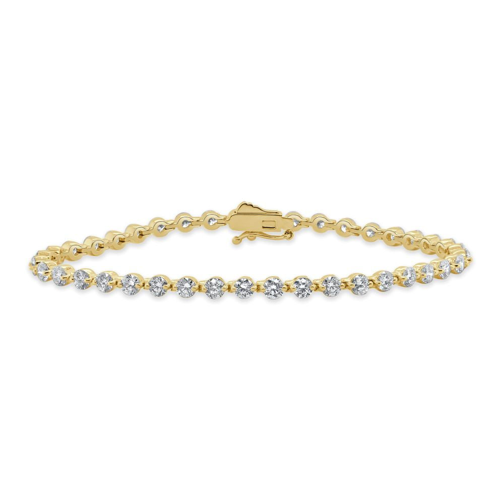 14K Gold & Diamond 2-Prong Tennis Bracelet