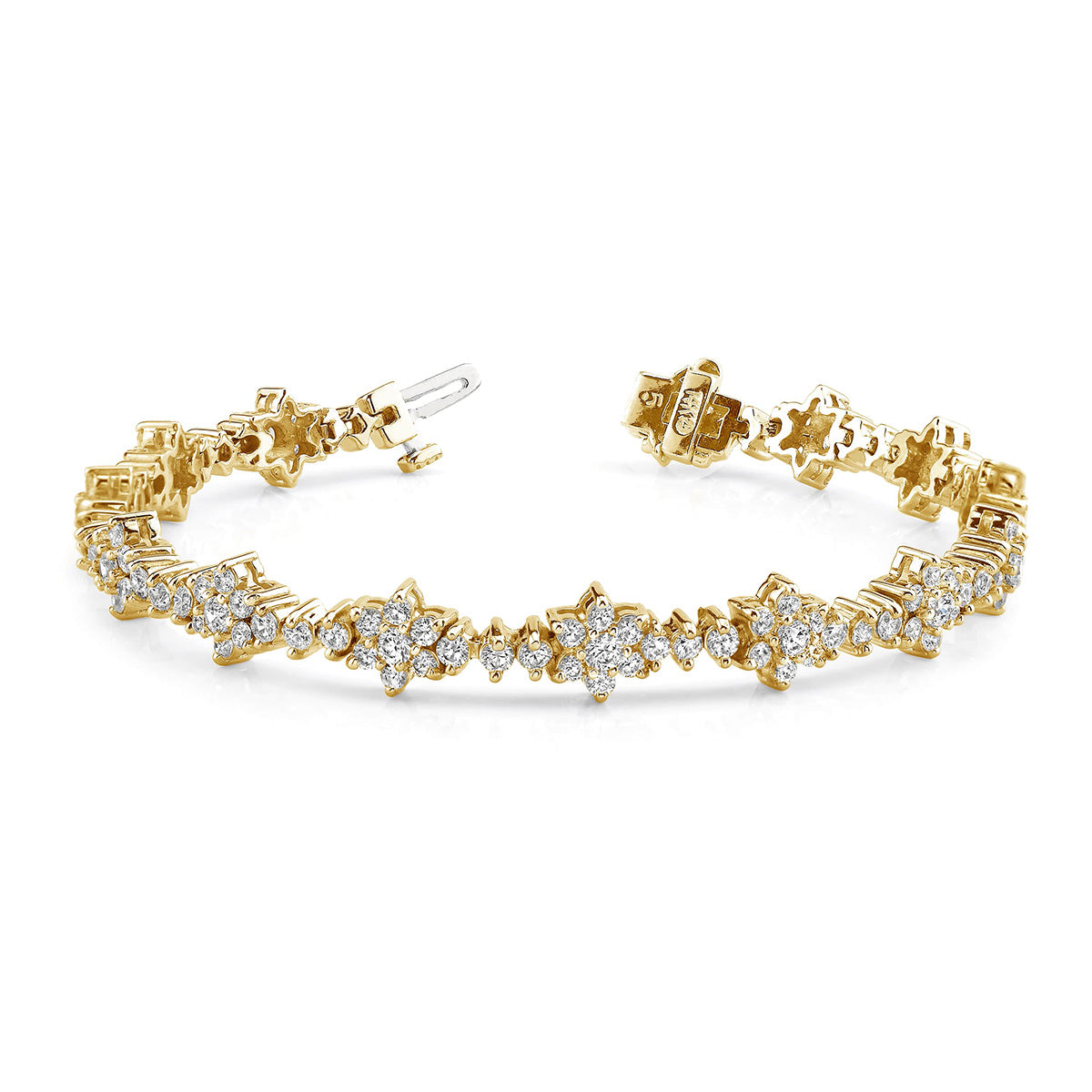 Diamond Cluster Bracelet