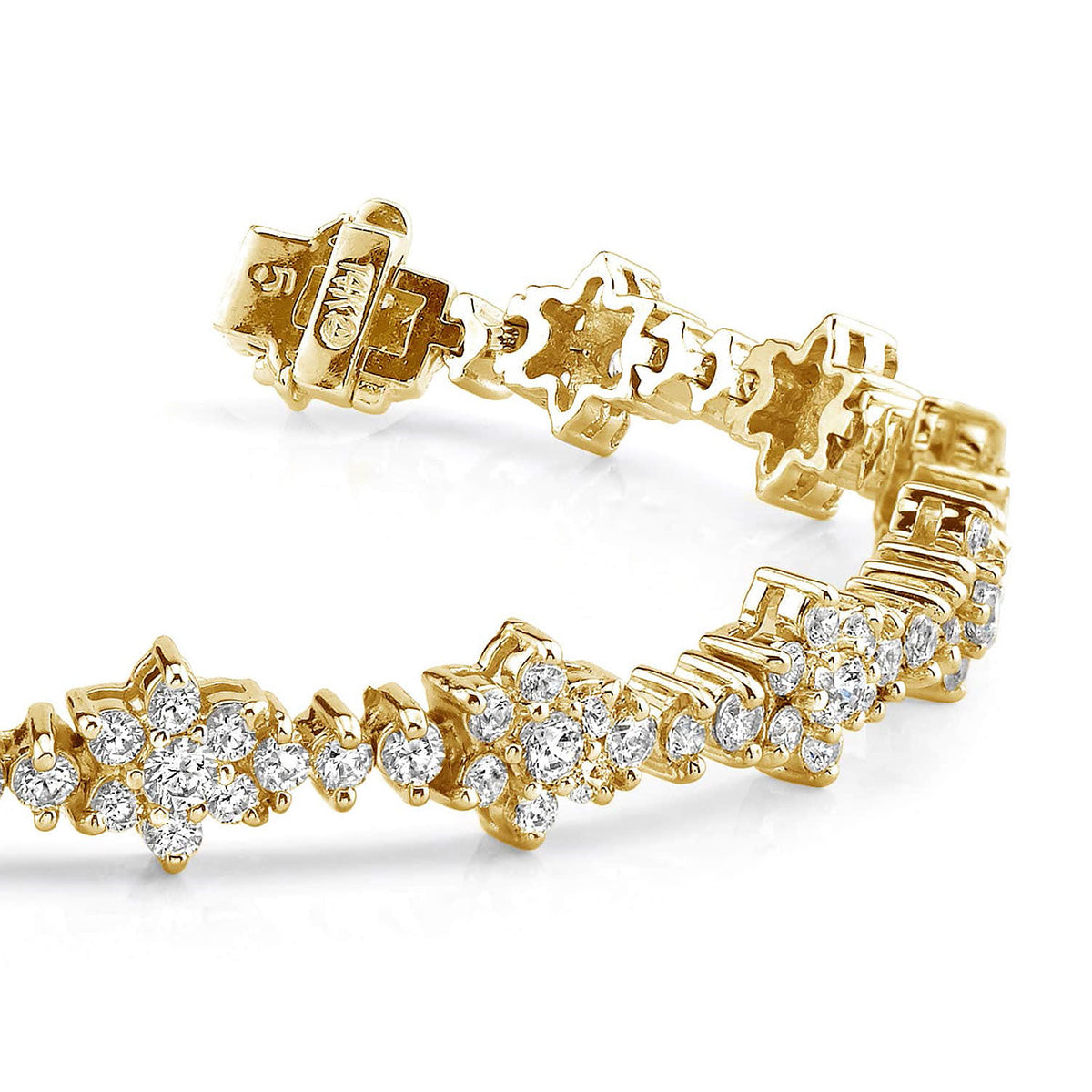 Diamond Cluster Bracelet