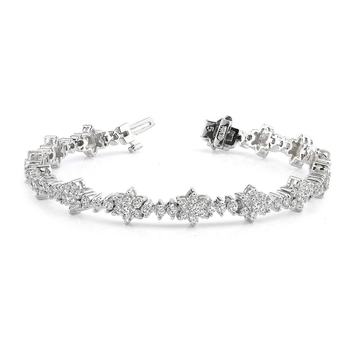 Diamond Cluster Bracelet