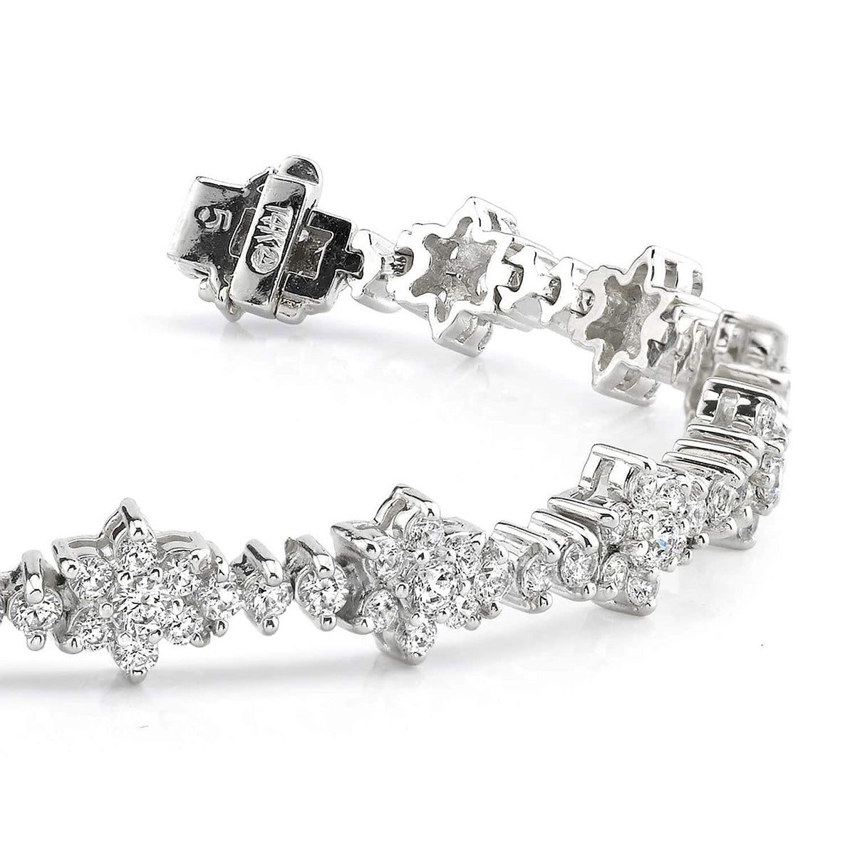 Diamond Cluster Bracelet