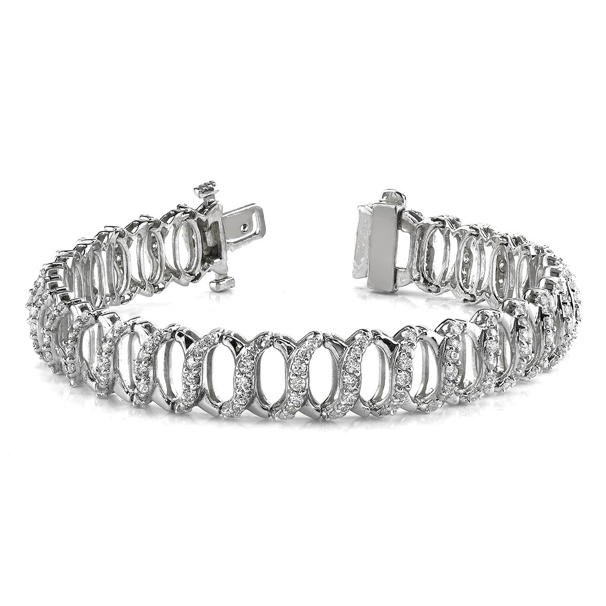 Intertwined Diamond Bracelet