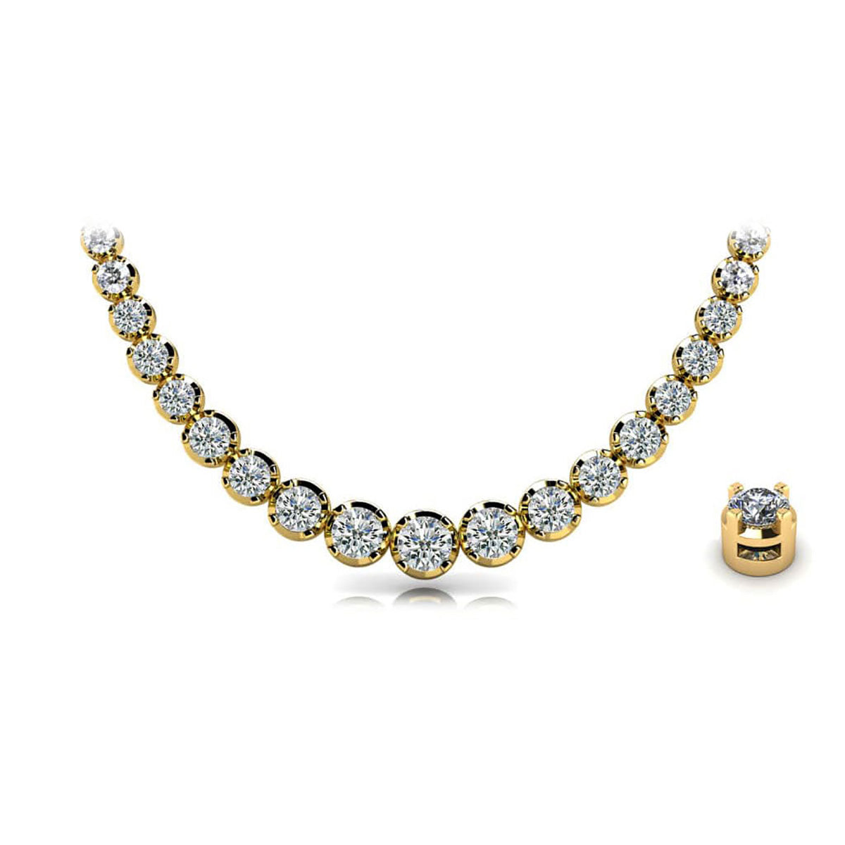 Diamond Strand Necklace