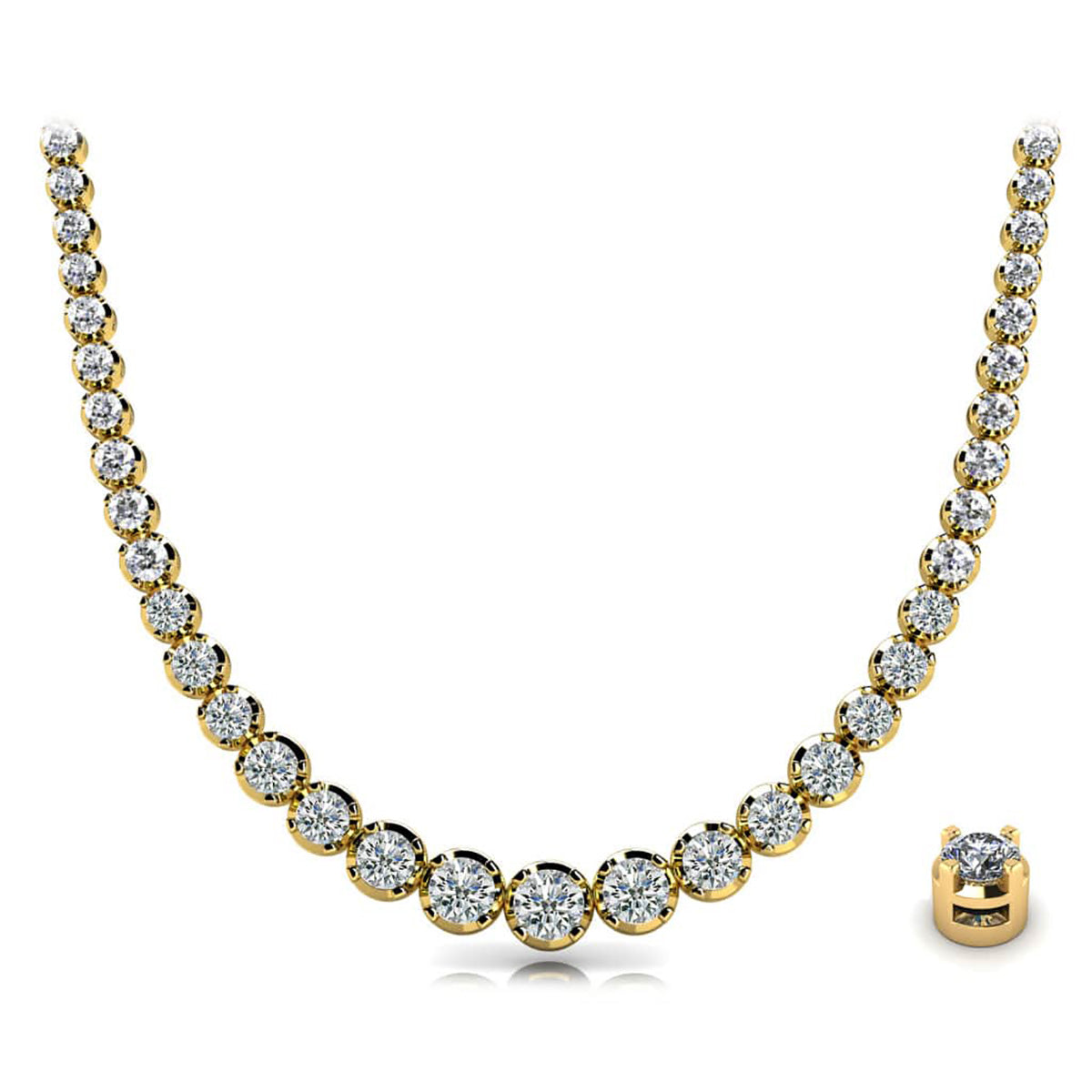 Diamond Strand Necklace