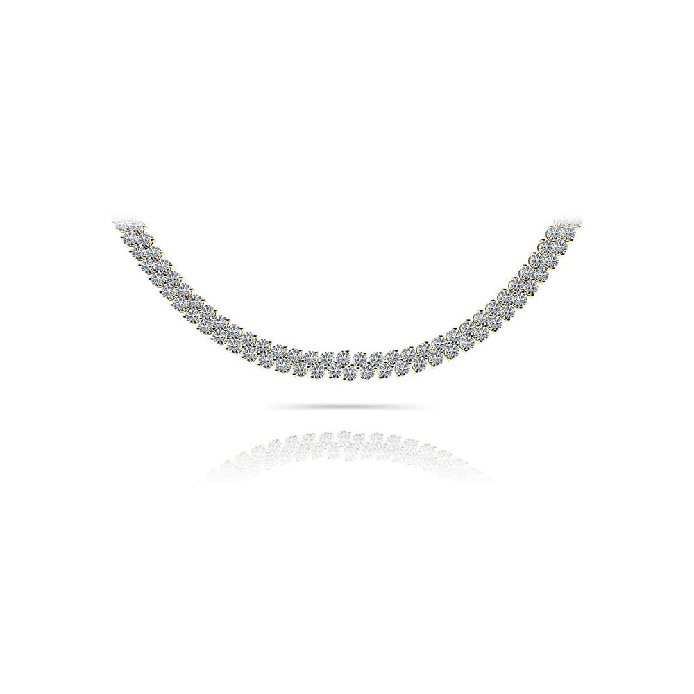 Slanted Diamond Necklace