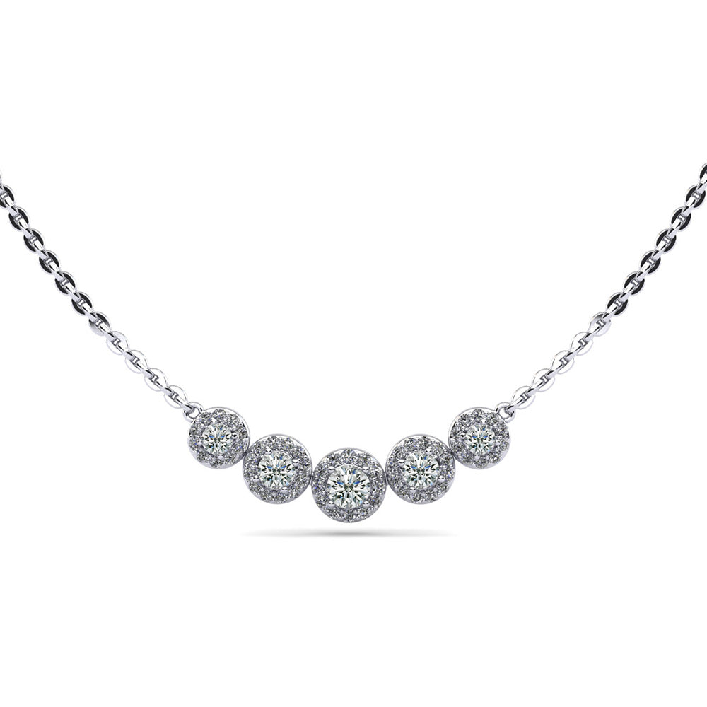 Heavenly Halo Diamond Pendant 