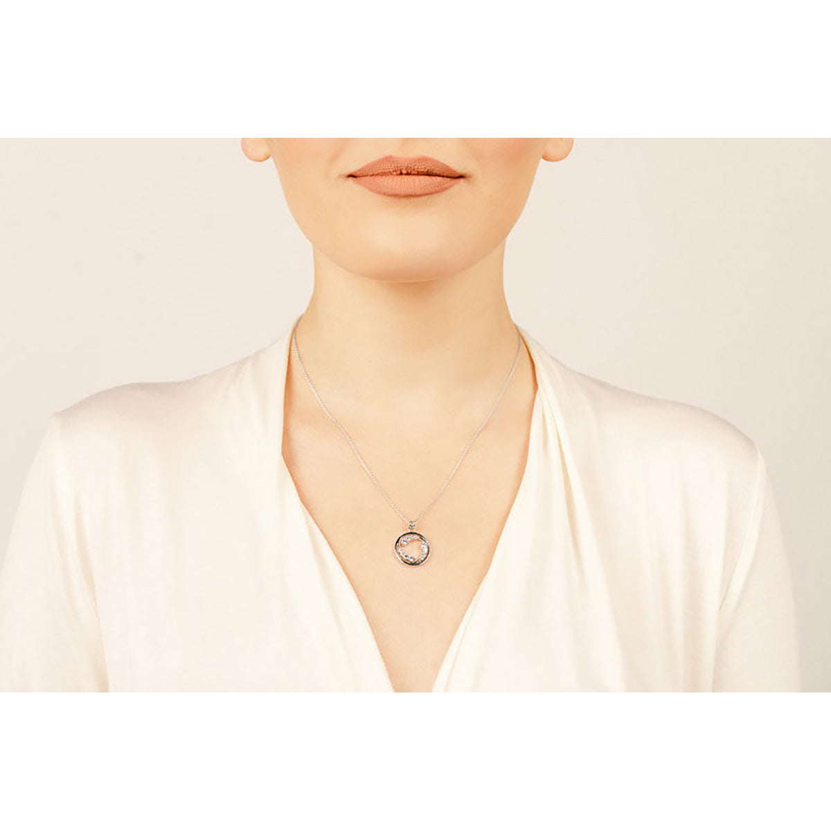 Circle Of Love Diamond Pendant 