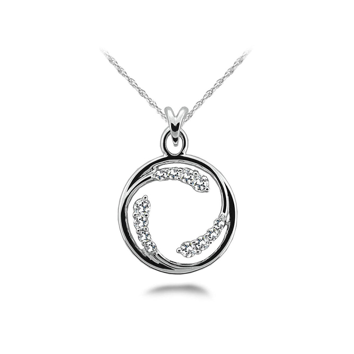 Circle Of Love Diamond Pendant 