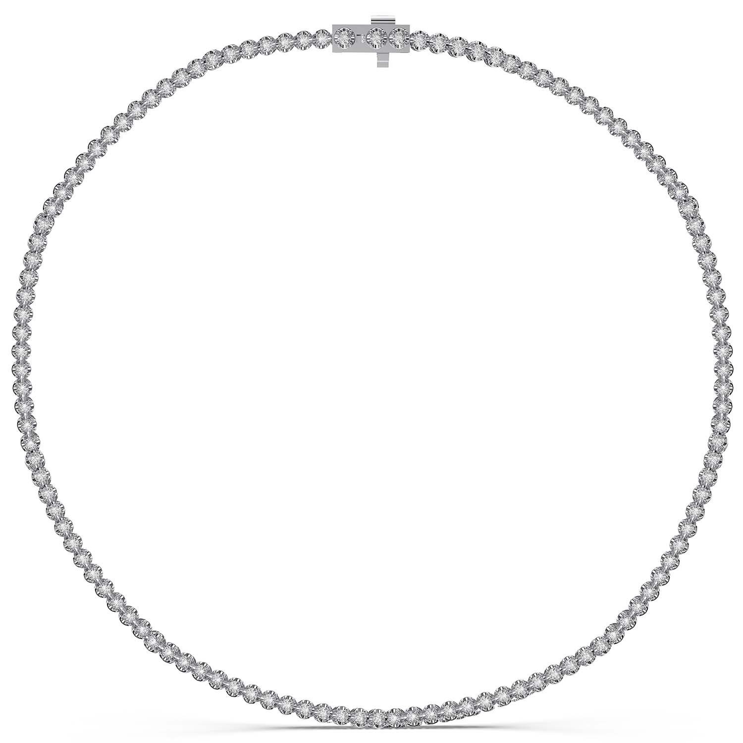 14K 3 Ct Coveted Tennis Necklace
